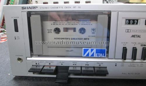 Stereo Cassette Deck RT-10 /H /HB /EB; Sharp; Osaka (ID = 1474006) Enrég.-R