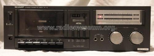 Stereo Cassette Deck RT-10 /H /HB /EB; Sharp; Osaka (ID = 2082019) R-Player