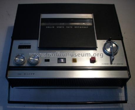 1966-sharp portable reel to reel tape recorder--model rd 505.