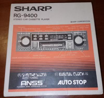 Stereo Car Cassette Player RG-9400; Sharp; Osaka (ID = 2867763) Car Radio