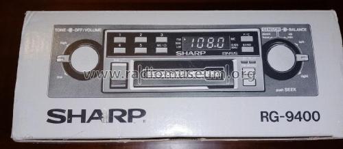 Stereo Car Cassette Player RG-9400; Sharp; Osaka (ID = 2867765) Car Radio