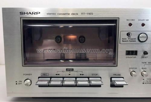 Stereo Cassette Deck RT-1165; Sharp; Osaka (ID = 2488195) R-Player