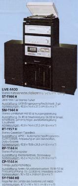 Stereo-Komponenten-System Live 4400; Sharp; Osaka (ID = 849576) Radio