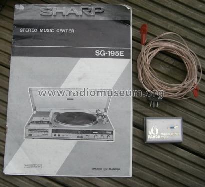 Stereo Music Center SG-195E; Sharp; Osaka (ID = 1474765) Radio