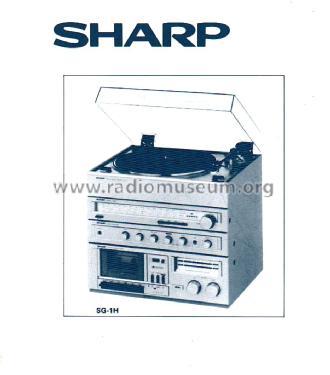 Stereo Music Center SG-1H; Sharp; Osaka (ID = 2031363) Radio