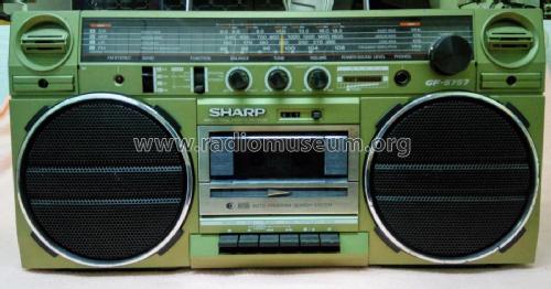 Stereo Radio Cassette Recorder GF5757 Radio Sharp; Osaka 