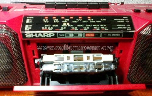 Stereo Radio Cassette Recorder WQ-T282E; Sharp; Osaka (ID = 2597635) Radio