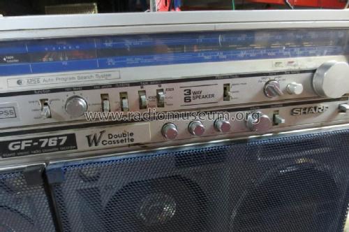 Stereo Radio-Tape Recorder GF-767Z; Sharp; Osaka (ID = 1749466) Radio