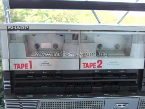 Stereo Radio - Tape Recorder 'The Searcher' GF-555X; Sharp; Osaka (ID = 828144) Radio