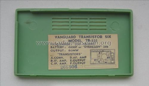 Vanguard Transistor Six TR-221; Sharp; Osaka (ID = 1756625) Radio