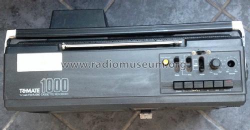Tri-Mate 1000 TV AM/FM Radio Cassette Recorder 10P-18X; Sharp; Osaka (ID = 1656671) TV-Radio
