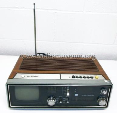 TV/Radio & Digital Clock 3T-57A TV Radio Sharp; Osaka | Radiomuseum