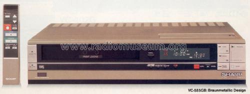 Video Cassette Recorder VC-585G; Sharp; Osaka (ID = 1370101) R-Player