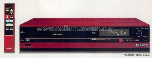 Video Cassette Recorder VC-585G; Sharp; Osaka (ID = 1370102) R-Player