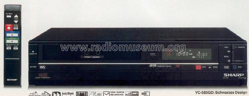 Video Cassette Recorder VC-585G; Sharp; Osaka (ID = 1370103) R-Player