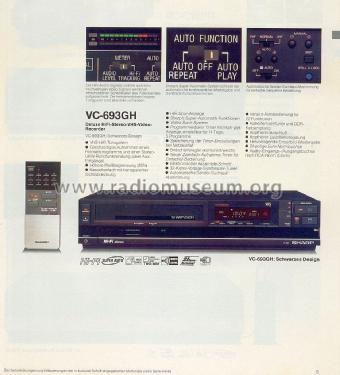 Video Cassette Recorder VC-693GH; Sharp; Osaka (ID = 1738145) R-Player