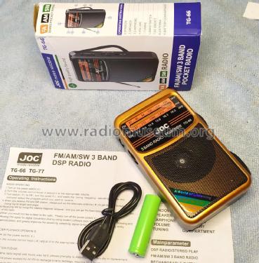 JOC 3 BAND RADIO FM/AM/SW TG-66; Shenzen Kingstar (ID = 3071042) Radio