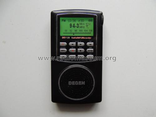 Radio MP3 Recorder DE1126; Degen 深圳市德劲电子有限公司 (ID = 2324634) Radio