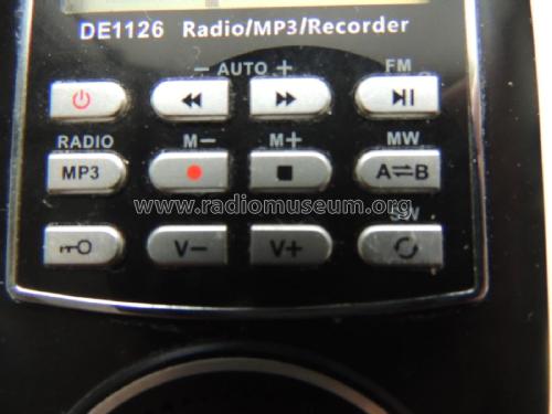 Radio MP3 Recorder DE1126; Degen 深圳市德劲电子有限公司 (ID = 2324638) Radio