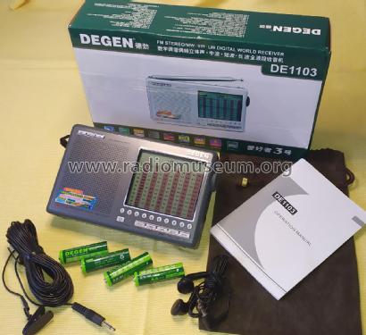 FM Stereo/SW MW LW Digital World Receiver DE1103; Degen 深圳市德劲电子有限公司 (ID = 2770019) Radio