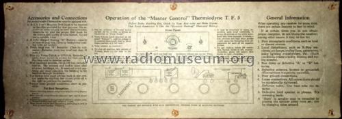 Thermiodyne TF5; Shepard Potter Co. (ID = 1975140) Radio