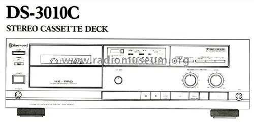 Stereo Cassette Deck DS-3010C; Sherwood, Chicago (ID = 1855295) R-Player