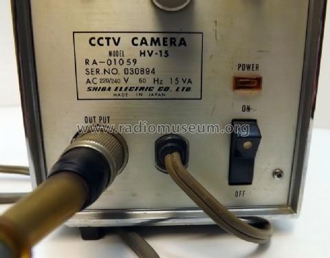 CCTV Camera HV-15; Shibaden, Shiba (ID = 1684288) TV-studio