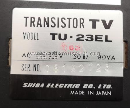 Transistor-TV TU-23 EL; Shibaden, Shiba (ID = 2718880) Television