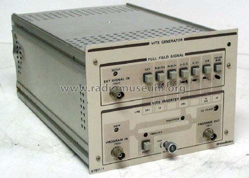 VITS Generator U707/1; ShibaSoku Co. Ltd.; (ID = 1205987) Equipment