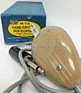 Hand Crystal Microphone M-118; Shield Electronics (ID = 2693356) Micrófono/PU