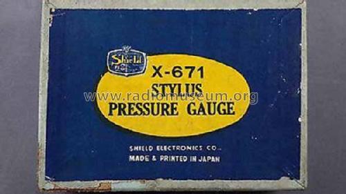 Stylus Pressure Gauge X-671; Shield Electronics (ID = 2693305) Equipment