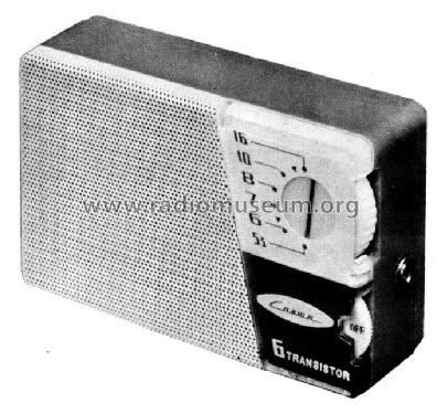 6 Transistor TR-666; Crown Radio Corp.; (ID = 593432) Radio