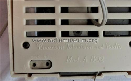 Emerson A802; SICART; Milano (ID = 2652096) Radio