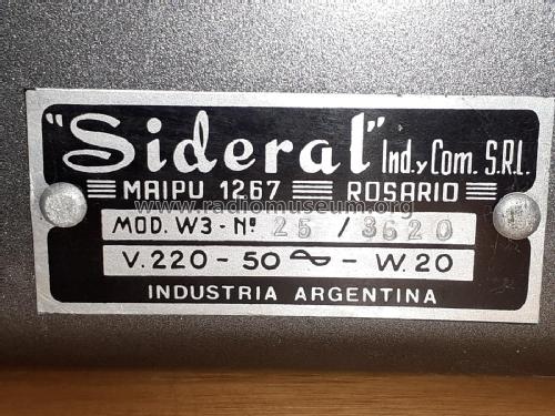 Generador AF/RF W3; Sideral; Rosario (ID = 2541065) Ausrüstung