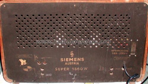 Gross-Super 1560W; Siemens-Austria WSW; (ID = 992470) Radio