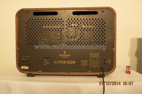 Grosssuper 522W; Siemens-Austria WSW; (ID = 1801330) Radio