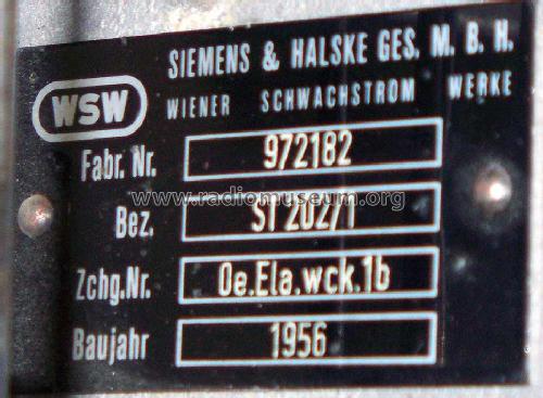 Kinogong ST202/1; Siemens-Austria WSW; (ID = 321310) Misc