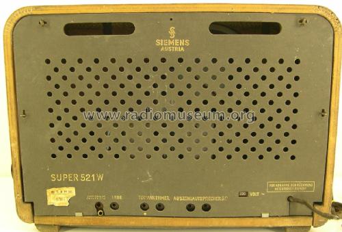 Mittelsuper 521W; Siemens-Austria WSW; (ID = 1807596) Radio