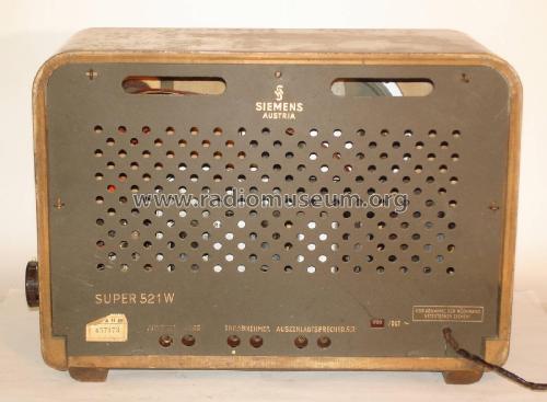 Mittelsuper 521W; Siemens-Austria WSW; (ID = 2643072) Radio