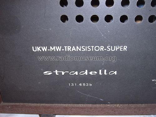 Stradella UKW-MW-Transistor-Super 131.653b; Siemens-Austria WSW; (ID = 1620210) Radio