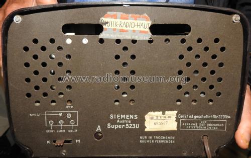 Super 523U Siebenkreis - Grazioso; Siemens-Austria WSW; (ID = 3066431) Radio