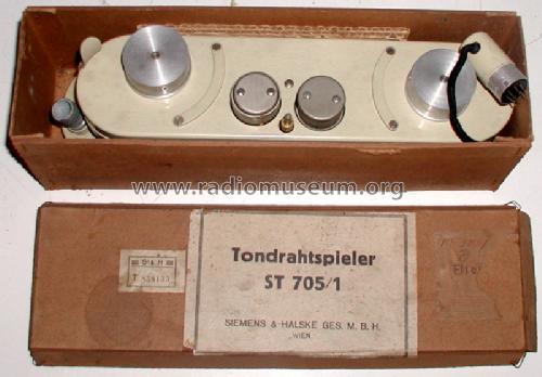 Tondrahtspieler ST705/1; Siemens-Austria WSW; (ID = 1209543) R-Player