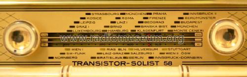 Transistor-Solist 58 Super 580-VTR; Siemens-Austria WSW; (ID = 1740433) Radio