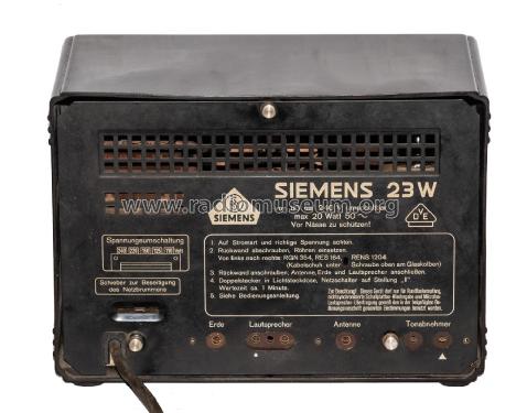 23W; Siemens & Halske, - (ID = 3115238) Radio