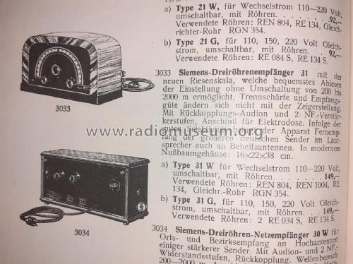 31aG ; Siemens & Halske, - (ID = 2846174) Radio