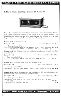 52W/604; Siemens & Halske, - (ID = 2775176) Radio