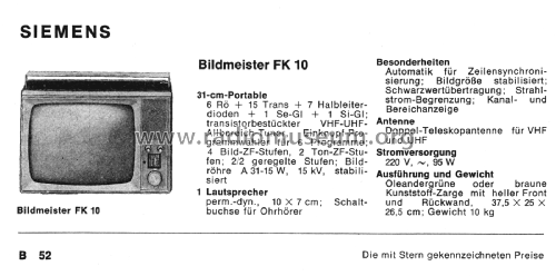 Bildmeister FK10; Siemens & Halske, - (ID = 2937053) Television