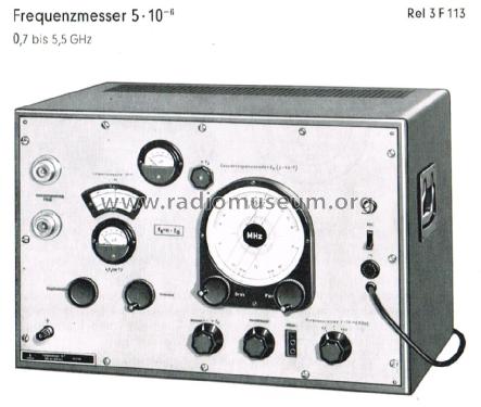 Frequenzmesser Rel 3F-113; Siemens & Halske, - (ID = 2792478) Equipment