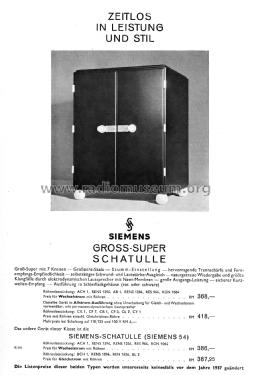 Gross-Super-Schatulle 540WLK; Siemens & Halske, - (ID = 3109149) Radio