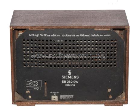 Kleinsuper SB380GW; Siemens & Halske, - (ID = 3084906) Radio